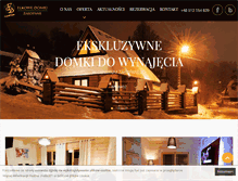 Tablet Screenshot of domekzakopane.info